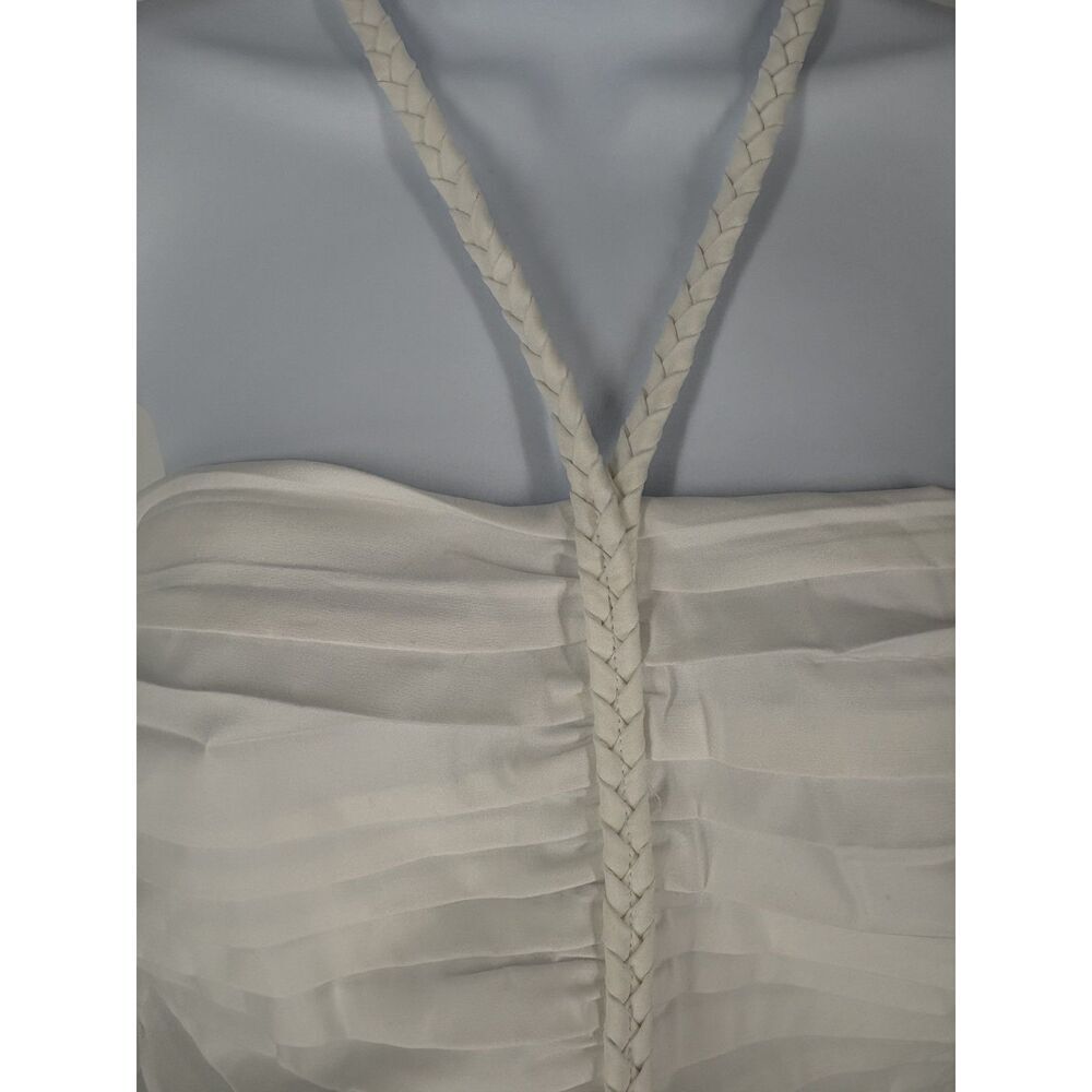 VERONICA BEARD stretch-cotton poplin halterneck crop top - Picture 4 of 7